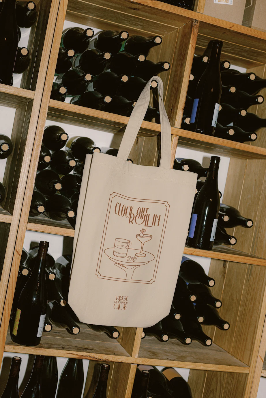 Village Backgammon Club merchandise tote bag